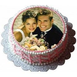 Wedding Photo Cake