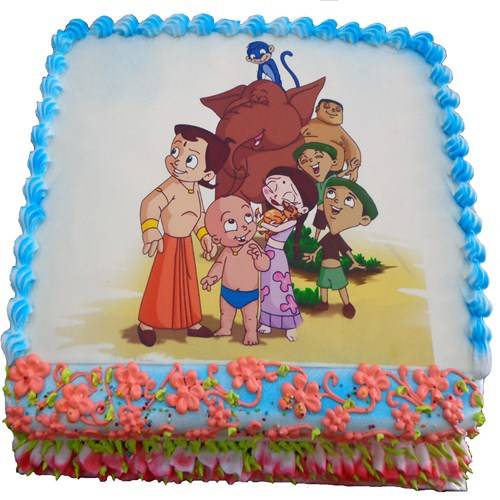 Chota Bheem Group Cake