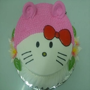 Cute Kitty Face Cake