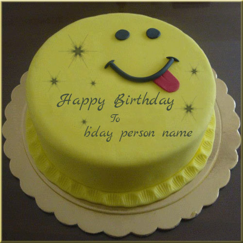 Funny Emoji cake