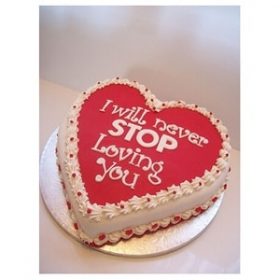 Lovely Heart Cake
