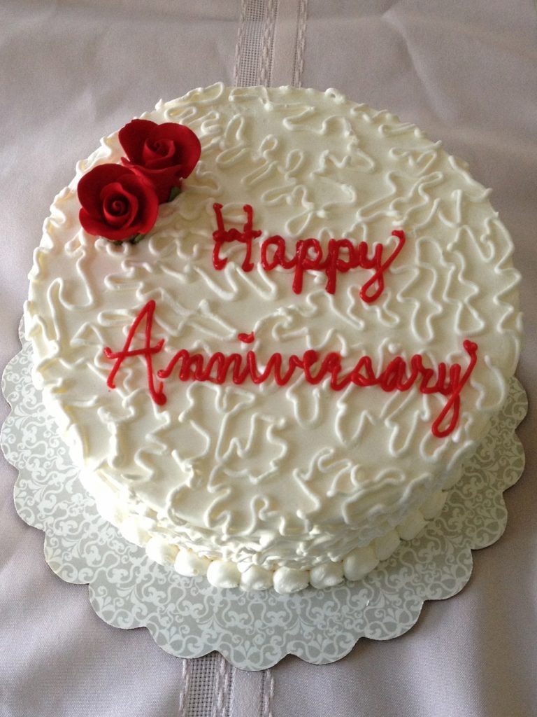 Creamy Anniversary cake