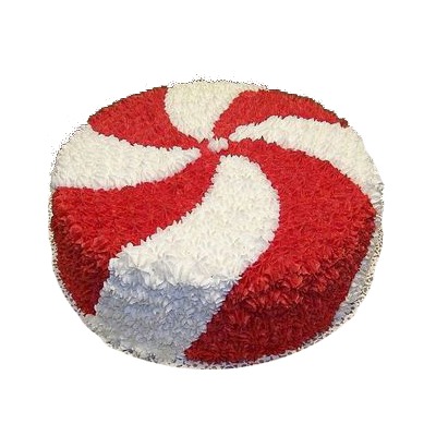 Bewitching Red and white cake