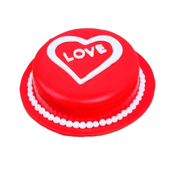 Precious Love Heart cake